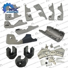 Spare parts for machines and complete production lines in processing, filling and other fields